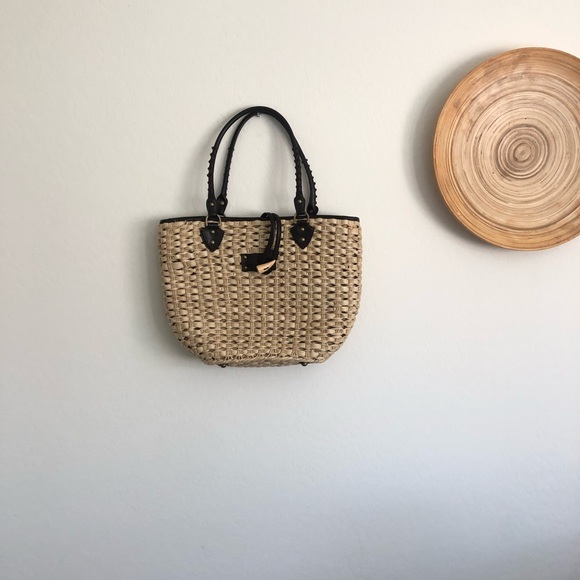 Tommy Bahama Woven Straw Tote - Picture 1 of 10